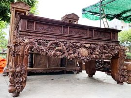 sập thờ gỗ gụ cao cấp