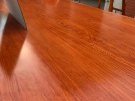 Sập thờ Mai Điểu gỗ hương đá