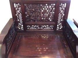 Trường kỷ đục tích gỗ gụ mật