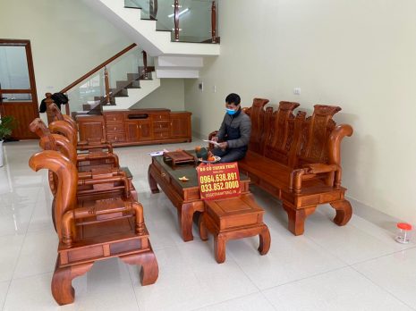 Combo đồ gỗ nội thất gia đình cho anh Long ở Kim Thành, Hải Dương