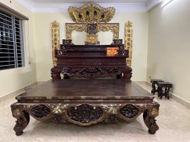 Vẻ đẹp sang trọng, uy nghi của không gian phòng thờ sau hoàn thiện