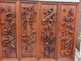 Chất liệu gỗ hương đá cao cấp mang đến vẻ đẹp riêng cho không gian gia đình