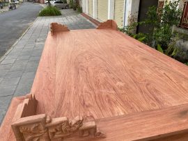 án gian thờ gỗ hương đá