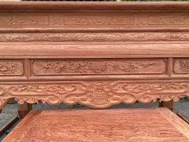 án gian thờ gỗ hương đá