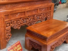 án gian thờ gỗ hương đá cao cấp