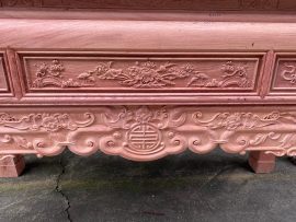 án gian thờ gỗ hương đá
