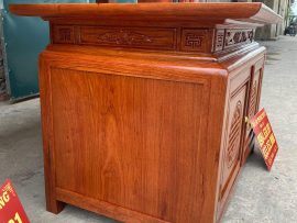 án gian thờ gỗ hương đá