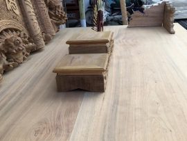 Sập thờ Mai điểu gỗ hương đá