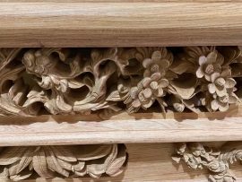 sập thờ mai điểu gỗ hương