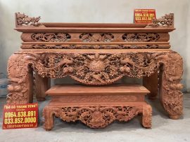sập thờ gỗ hương đá