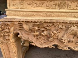 sập thờ tứ linh gỗ gụ đẹp