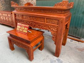 Án gian thờ gỗ hương đá