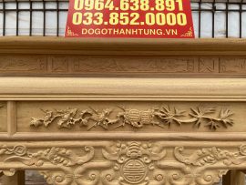 Án gian thờ mẫu Như Ý gỗ gụ