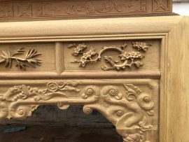 án gian thờ gỗ gụ Lào đục dơi thọ