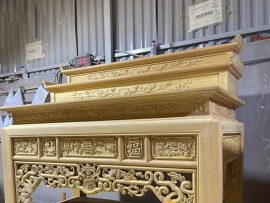 án gian thờ gỗ mít