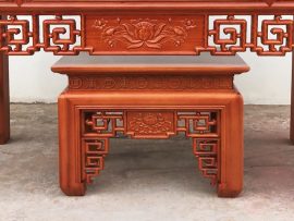 án gian thờ sen triện gỗ mít