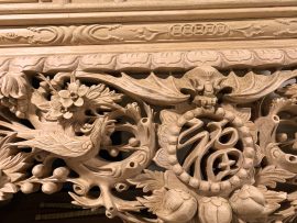 sập thờ mai điểu gỗ gụ