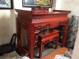 án gian thờ triện tàu gỗ gụ cao cấp