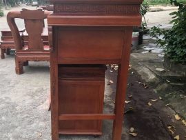 ban thờ chung cư gỗ gụ lào