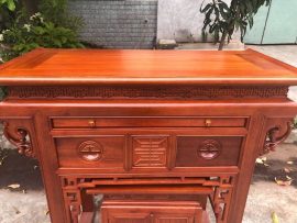 Bàn thờ chung cư minh đường gỗ gụ
