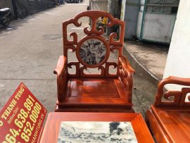 Bộ móc mỏ gỗ gõ đỏ vách tròn