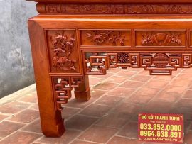 án gian thờ gỗ hương đá