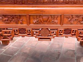 án gian thờ gỗ hương đá