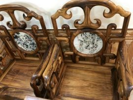 bàn ghế móc mỏ gỗ gụ cao cấp