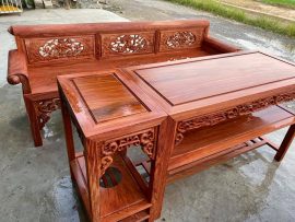 trường kỷ gỗ hương đá