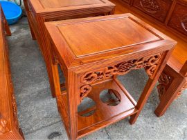 đôn đầu bàn bộ trường kỷ gỗ hương