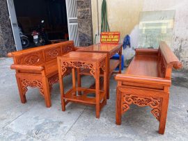 Bộ Ghế Trường Kỷ Gỗ hương đá