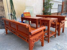 trường kỷ gỗ hương đá