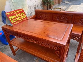 trường kỷ gỗ hương đá