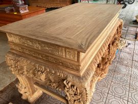 sập thờ tứ linh gỗ gụ