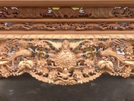 sập thờ mai điểu gỗ gụ