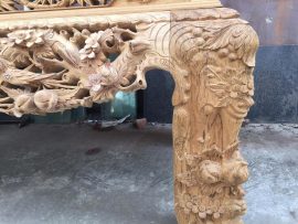 sập thờ mai điểu gỗ gụ cao cấp