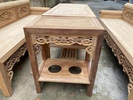 đôn ghép bộ trường kỷ gỗ gụ cao cấp