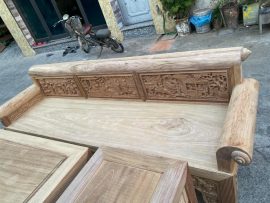 trường kỷ gỗ gụ đục vinh quy bái tổ