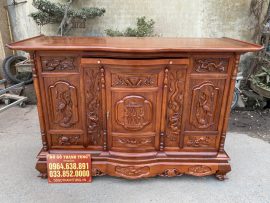 tủ thờ gỗ gụ lào