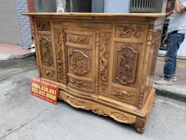 tủ thờ gỗ gụ lào