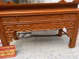 án gian thờ gỗ gõ đỏ