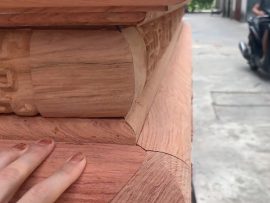 án gian thờ chân 12 gỗ hương đá siêu vip