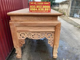 án gian thờ cao cấp gỗ gõ đỏ nam phi