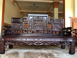 trường kỷ gỗ gụ