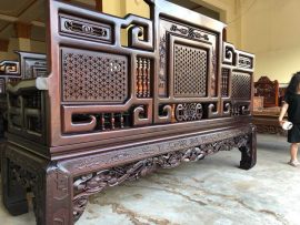 trường kỷ gỗ gụ Lào