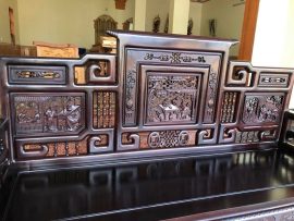 trường kỷ gỗ gụ