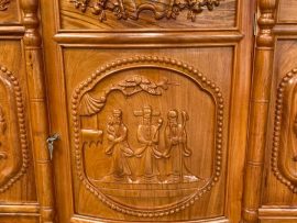 tủ thờ cao cấp gỗ gõ đỏ