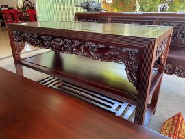 Trường Kỷ Tam Quốc Gỗ Gụ vân đẹp