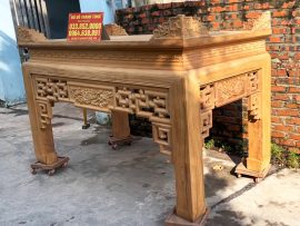 án gian thờ gỗ gụ lào cao cấp