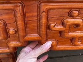 án gian thờ triện sen sắc nét